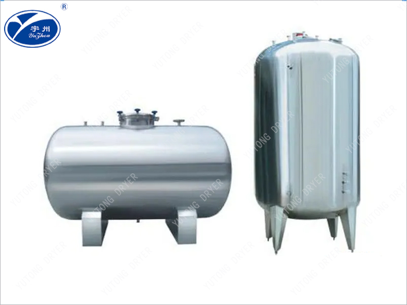 Stainless steel storage tank, preparation tank